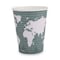 Eco-Products World Art Renewable and Compostable Insulated Hot Cups, 12 oz, Brown/White, PK600 EP-BNHC12-WD - alternate 1